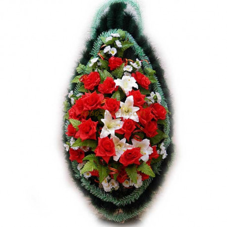 Венок похоронный класс,Люкс,180Х80,